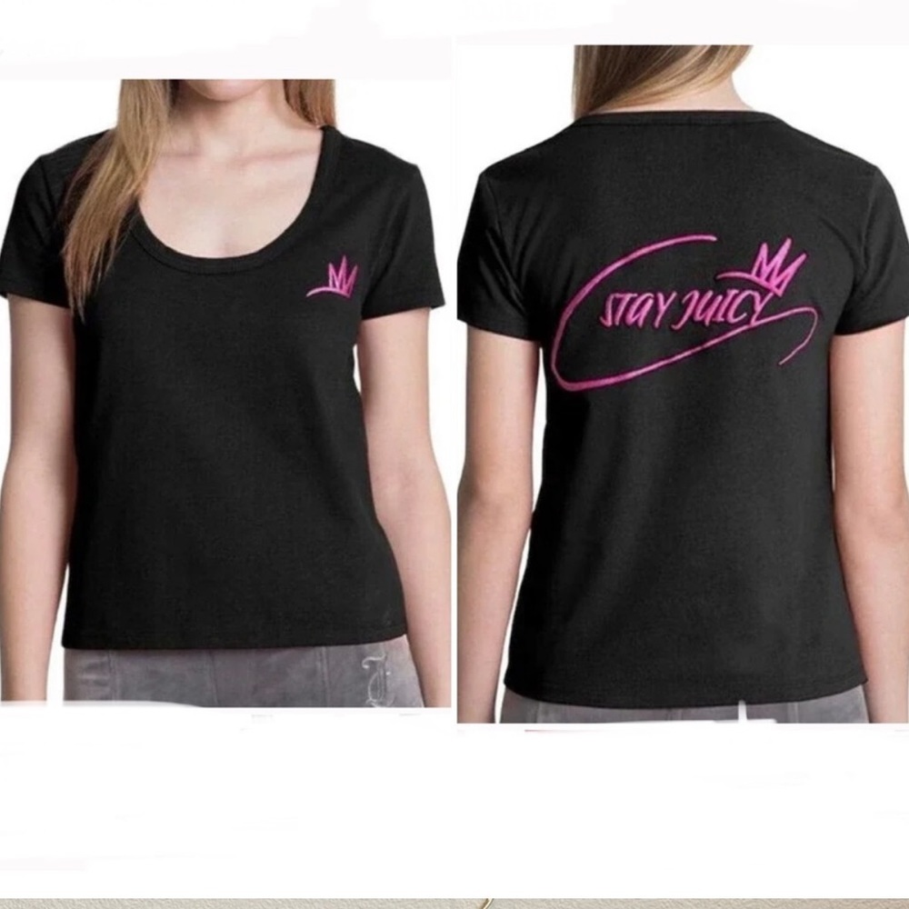 NWT Juicy Couture Stay Juicy Short Sleeve T-Shirt